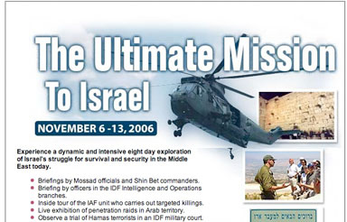 Headline for The Ultimate Mission to Israel