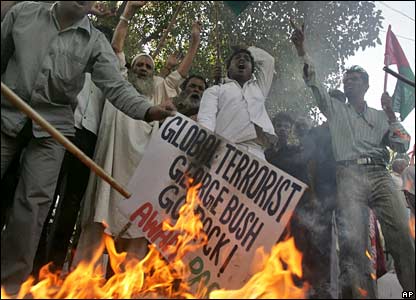 Anti-Bush rallies