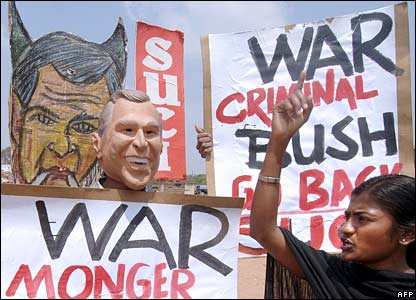 Anti-Bush rallies