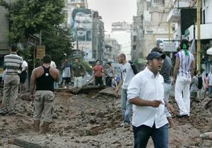 Wreckage in Beirut