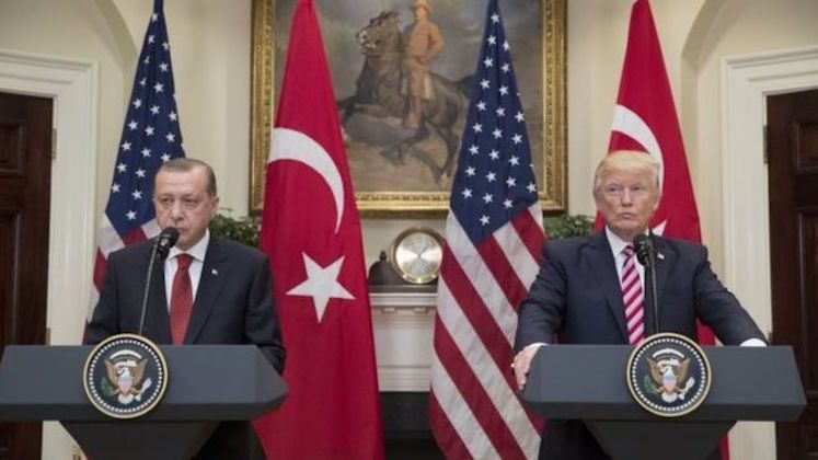 Turkish President Recep Tayyip Erdogan and US President Donald Trump