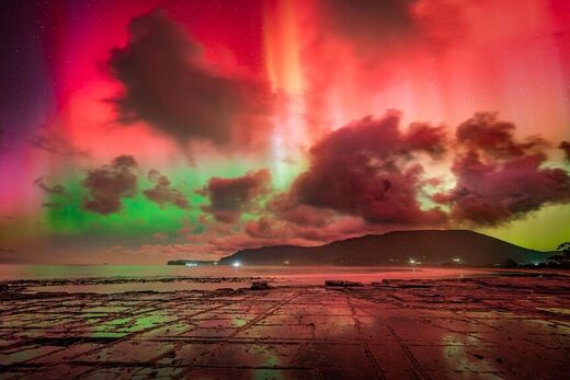 Spectacular southern lights seen across Australia after 'extreme' solar storm