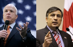 mccain saakashvili