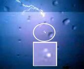 Ufo and lightning