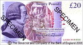 Adam Smith on a 20 pound bill