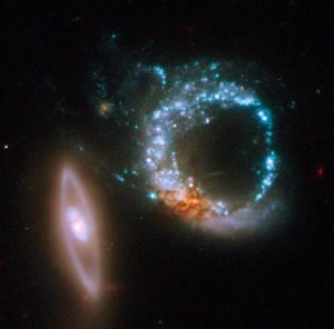 Click to enlarge Galazy Arp 147