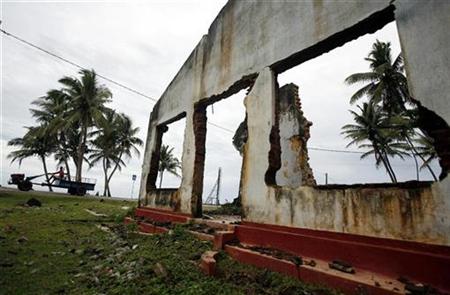 tsunami hit building at Peraliya 