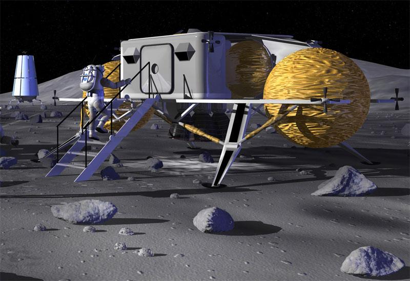 Click to enlarge Moon base