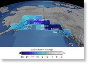 Click to enlarge Gulf of Alaska glaciers