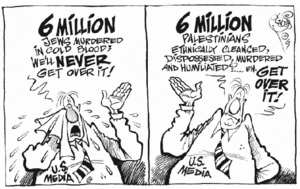 palestian genocide by us media