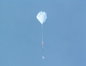 balloon-borne experiment flying over Antarctica 