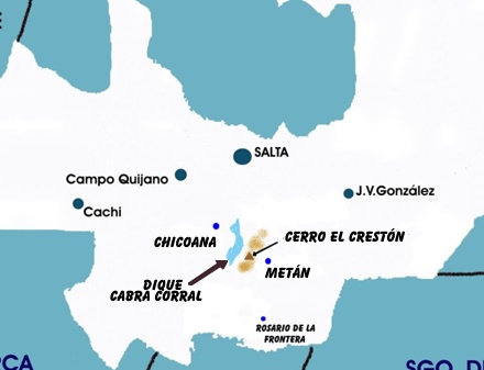 Chicoana area map