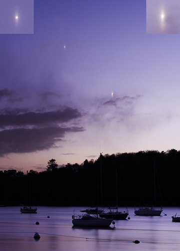 Venus and Jupiter