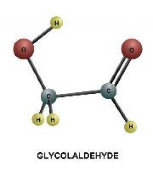 sugar molecule glycolaldehyde