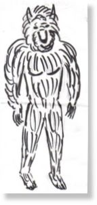 Drawing of creature