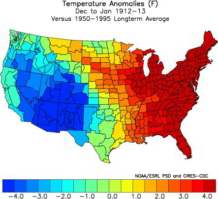 Temperatures 1912/1913