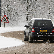 Click to enlarge Snowy road