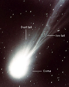 Click to enlarge Halley's Comet