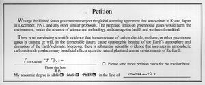 climate petition