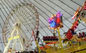 A funfair
