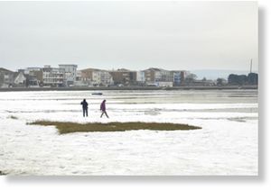 Click to enlarge Frozen sea