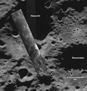 Click to enlarge Moon craters