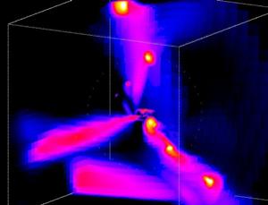 Click to enlarge early massive galaxies show bursts of star formation