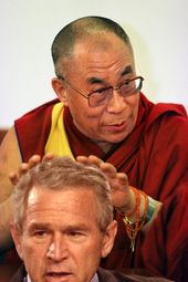 Bush & Dalai Lama