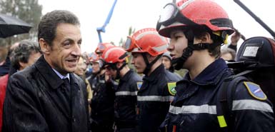 Sarkozy weather emergency