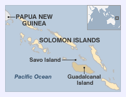 Solomon islands map