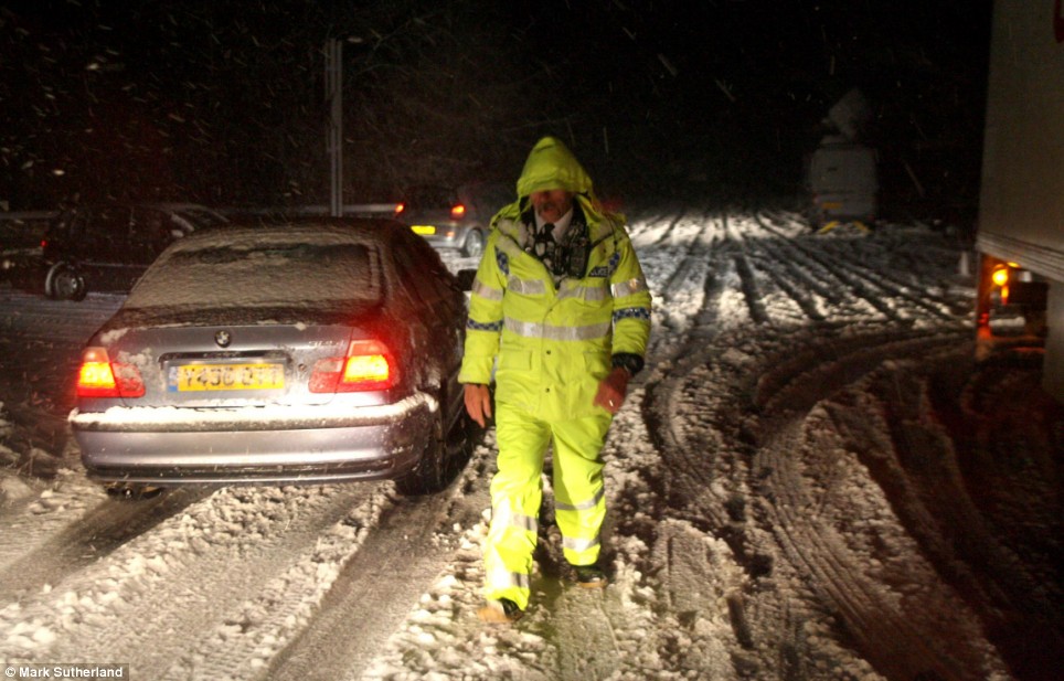 Click to enlarge Britain Jan 2009 Snow