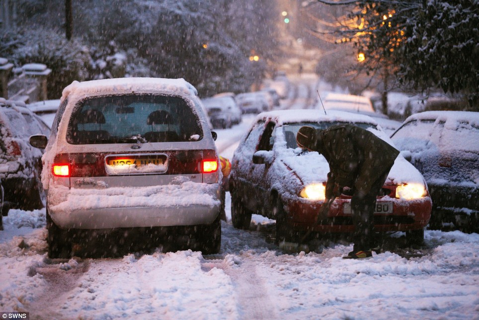 Click to enlarge Britain Jan 2009 Snow