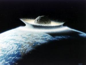 asteroid would effectively sterilize the planet