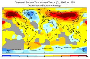 Surface Temperature Trends graph