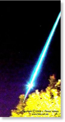 Click to enlarge Bejar bolide