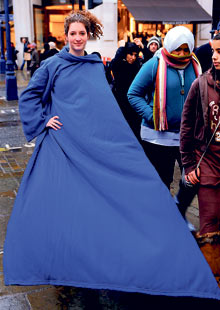 Click to enlarge Snuggie model