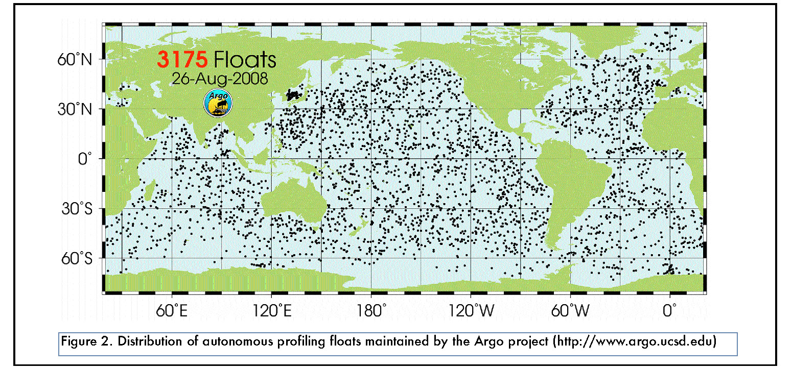 Click to enlarge Argo ocean floats