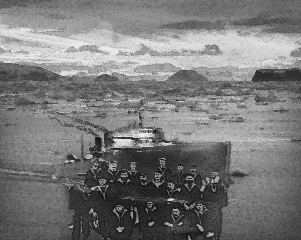 Ship and crew
