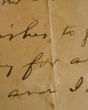 Confirmed thumbprint of Abraham Lincoln
