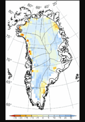 Greenland elevation ice