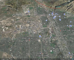 Salt Lake City map