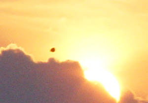 Bell-shaped ufo enlarged
