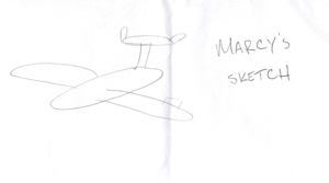 Click to enlarge UFO sketch