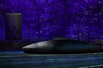 Cigar-shaped ufo
