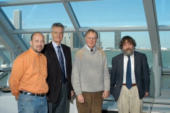 Click to enlarge James Hansen at a climate conference in Denmark 2009.