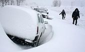 Snow in Kazakhstan