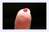 Finger blood