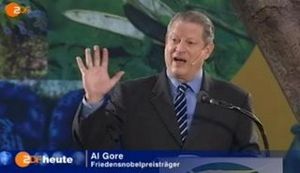 Al Gore ice caps gone in 5 years