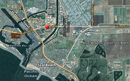 California ocean front map