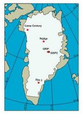 greenland map icecap